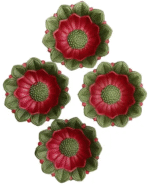 HEXAHYPE LLP Hexahype LLP Beautiful Handmade Clay Diyas|Mitti Ke Deepak Earthenware (Pack of 4) Table Diya Set  (Height: 1.5 inch)