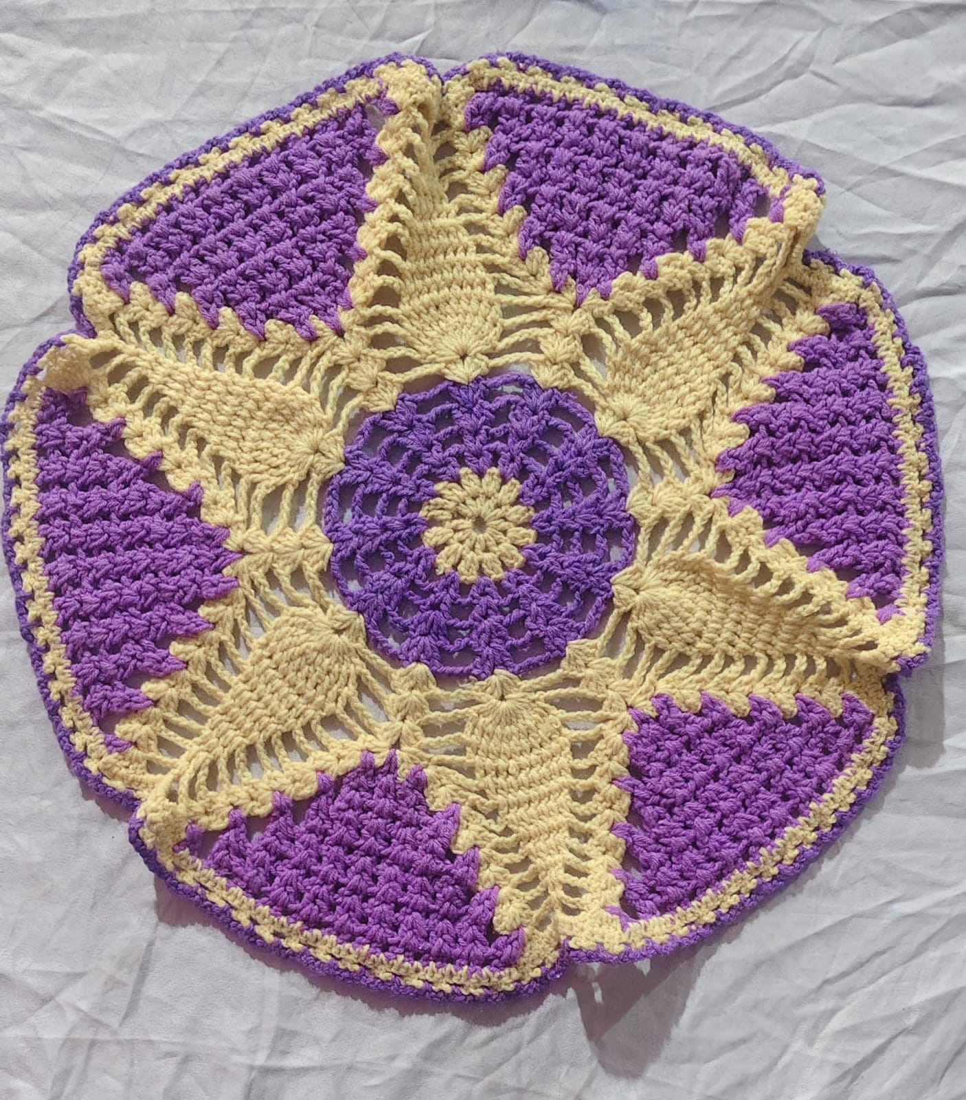 WhatsApp Image 2025-12-03 at 21.01.34_e659b962 Purple/Yellow Carpet - Image 1